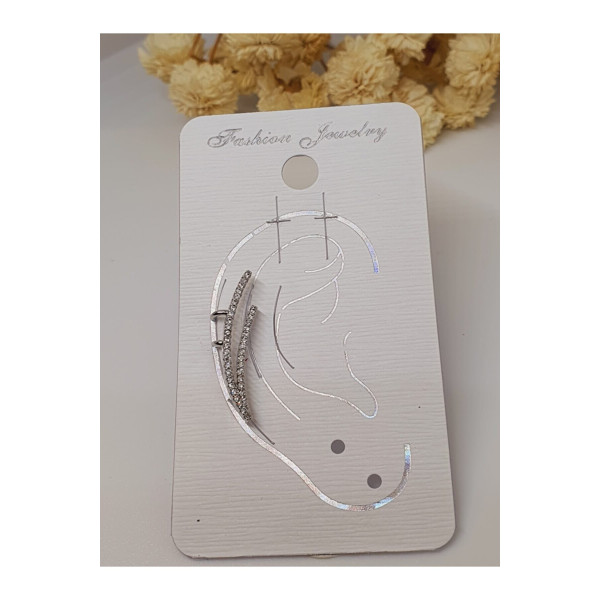 Zirkon Taşlı Hançer Kıkırdak Küpe