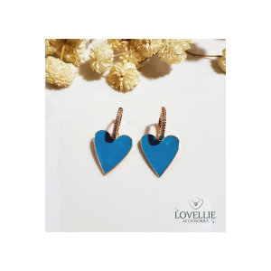 Kalpli Mavi Küpe...