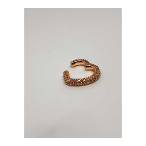 Kalpli Taşlı Gold Kı...