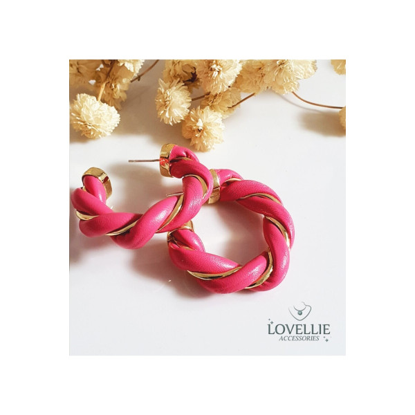 Kırmızı Rihanna Renkli Küpe