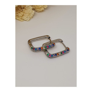 Renkli Silver Küpe...