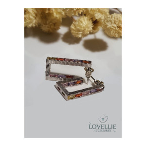 Renkli Taşlı Silver ...