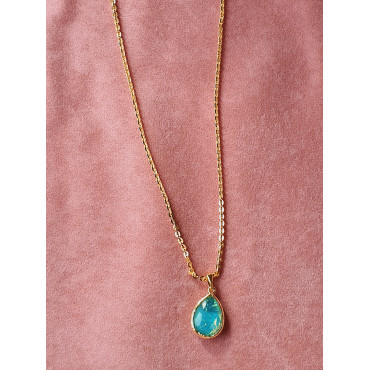 Mavi Sedefli Damla G...