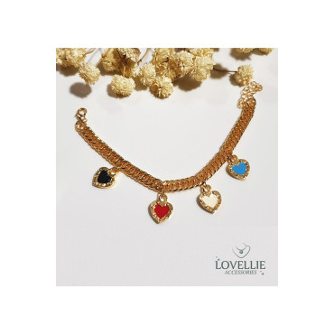 Kalp Detaylı Renkli ...